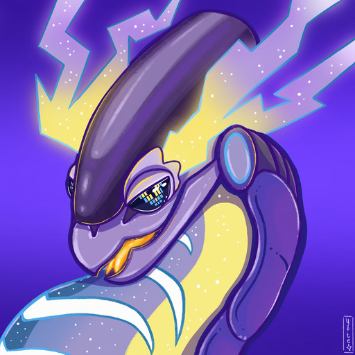 An icon of a Miraidon